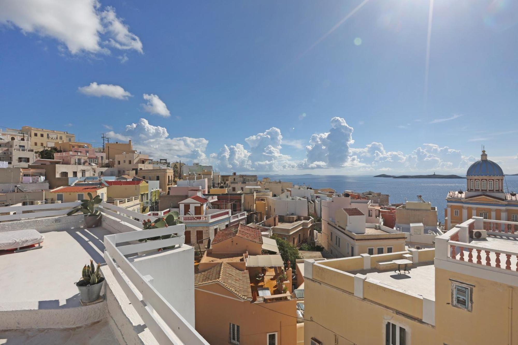San Nikolas View Guest House Ermoupoli Exterior foto